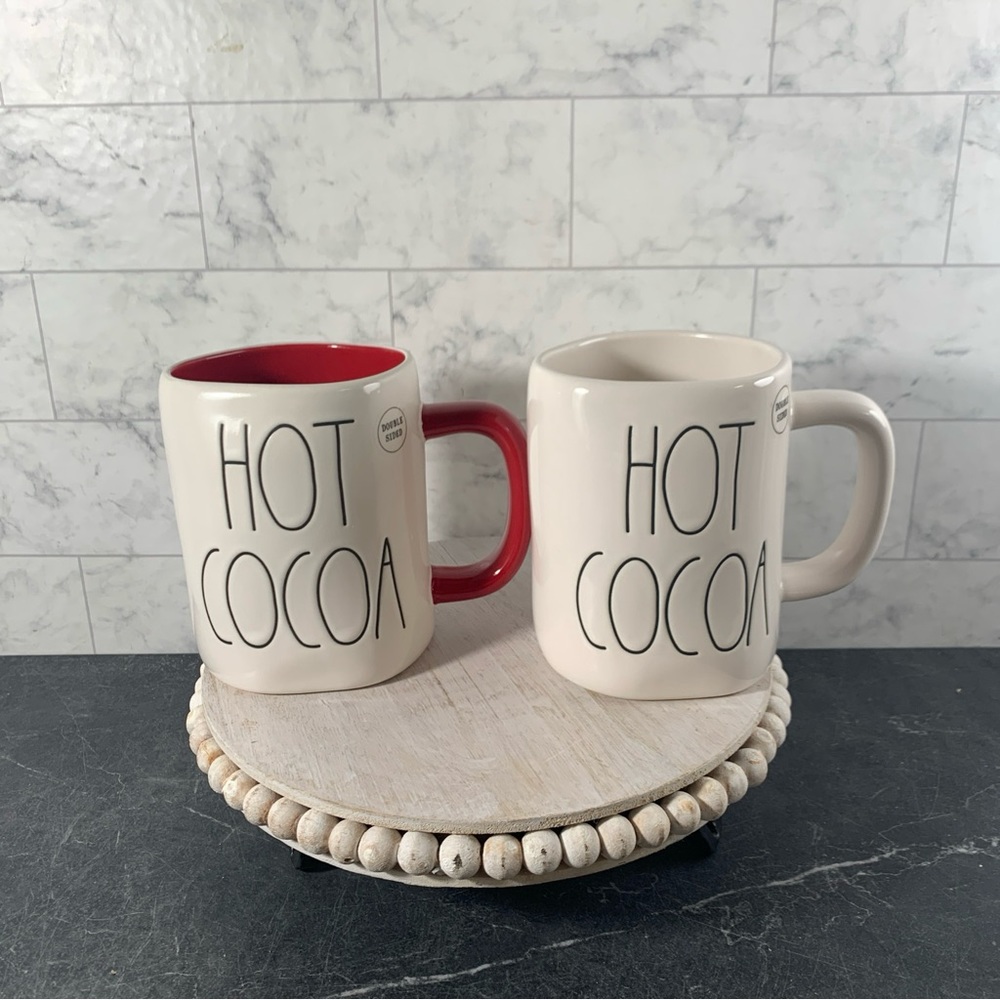 - Rae Dunn set of 2 hot cocoa mugs